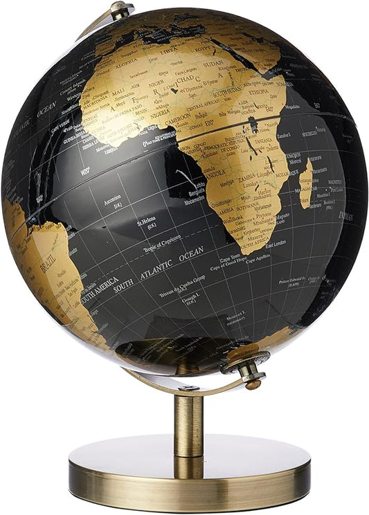 Black and Gold Globe